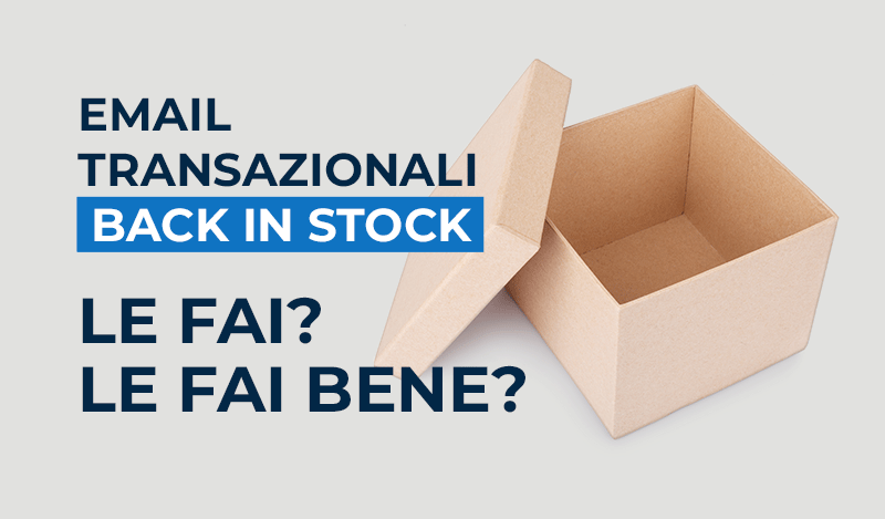 EMAIL TRANSAZIONALI